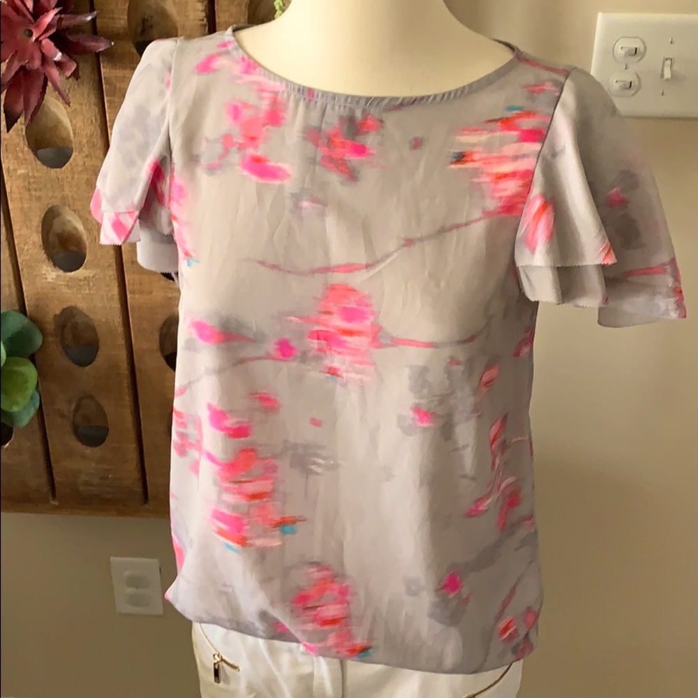 Banana Republic Flutter Sleeve Blouse